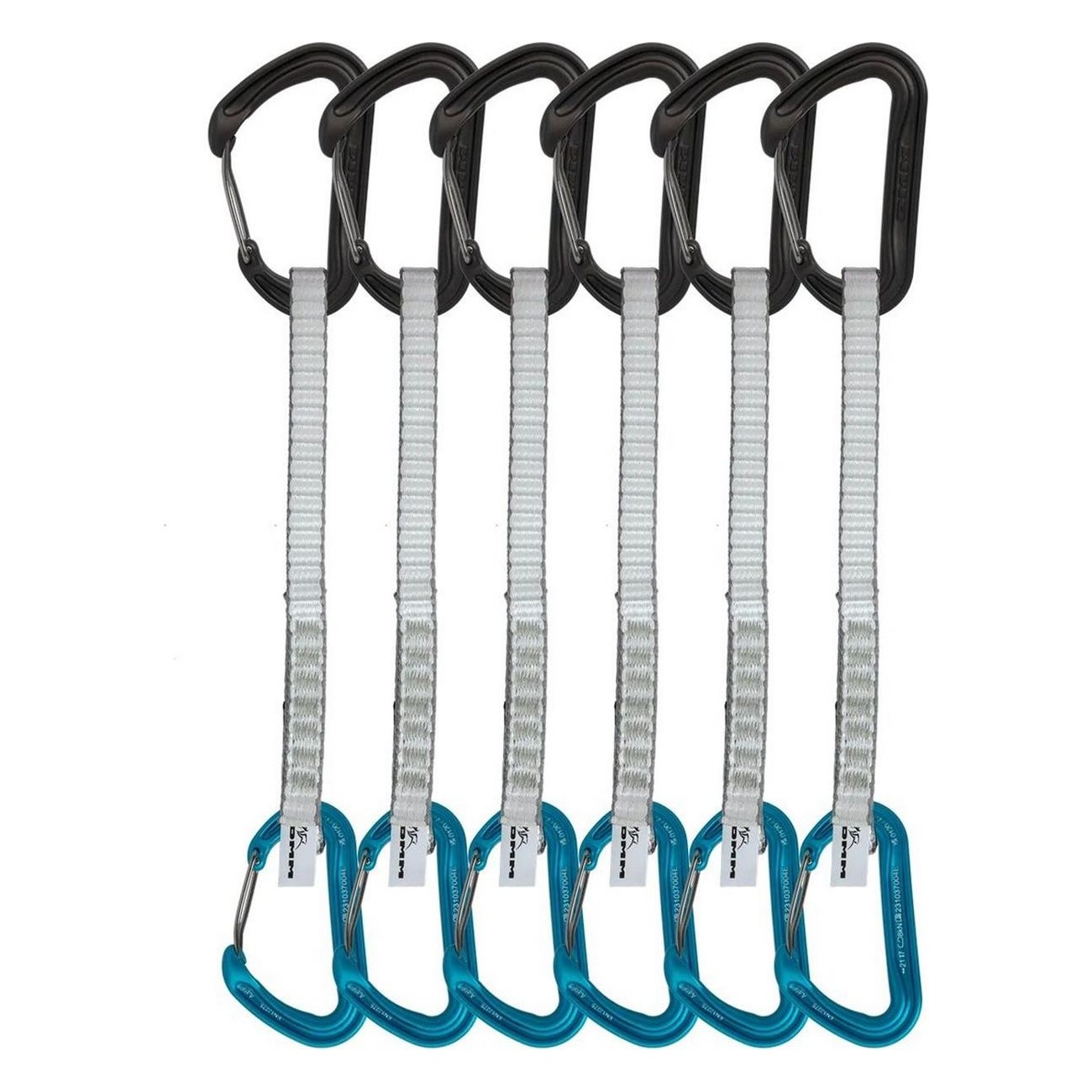 Connettori Rapidi Aether 18cm - Set di 6, Leggeri e Sicuri per Arrampicata - 1 - Rinvii - 5031290232821