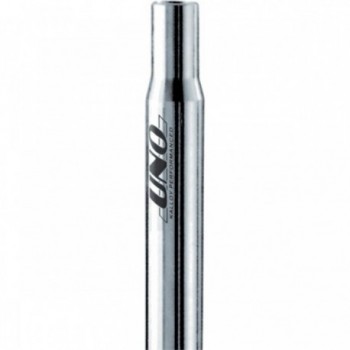 Aluminum Seat Post 26.6x300mm Silver - Durable and Lightweight for Bicycles - 1