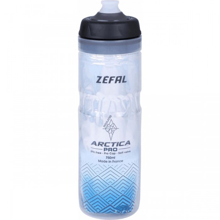 Borraccia Termica 750ml Grigio/Blu con Tappo Pro Cap System - Design Innovativo e Conservazione Liquidi fino a 2.5 Ore - 1 - Bor