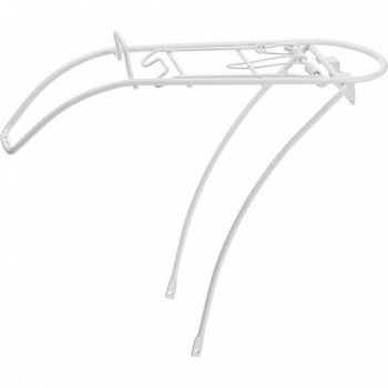 White Iron Rear Rack with Spring for 20-Inch MTB/CTB - 1