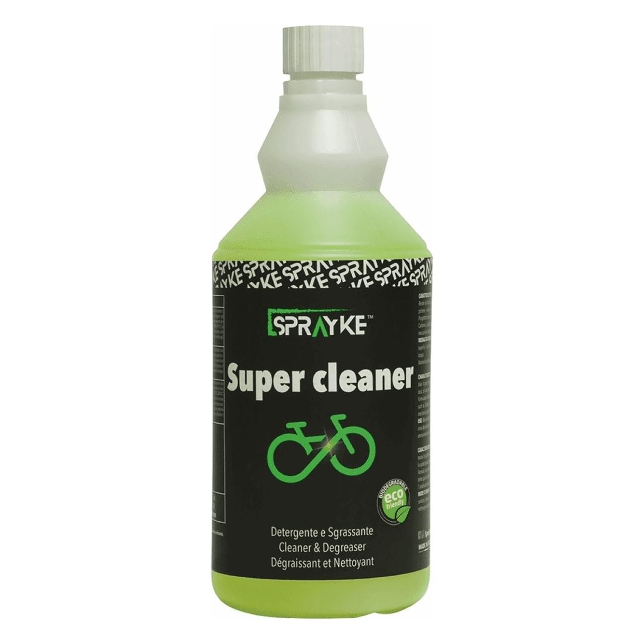 Detergente e Sgrassante Bici 750ml - Biodegradabile e Protettivo per Vernice e Carbonio - 1 - Pulizia bici - 8027354406007