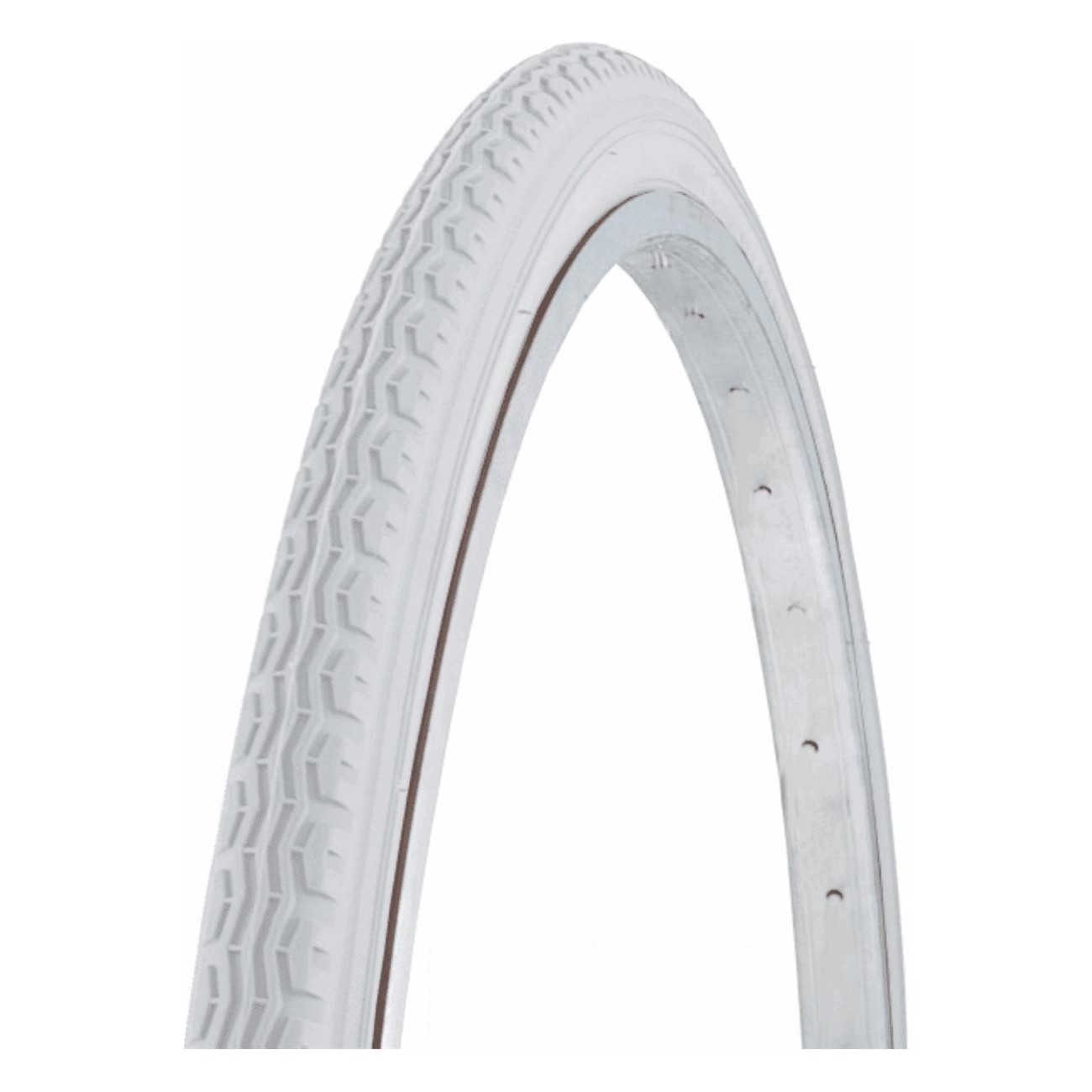 White Tire 26x1 3/8 K199 Urban City 22 TPI for Urban Use - 1