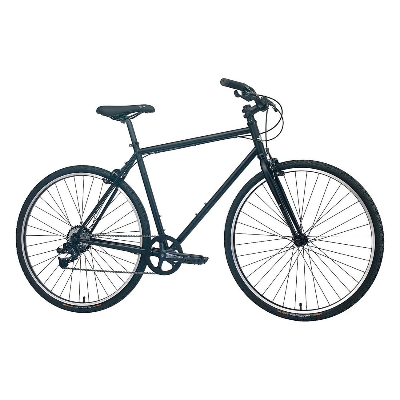 Bicicletta Fairdale Lookfar M Nero Opaco - Telaio in Acciaio, 8 Velocità, Pneumatici Continental - 1 - City - 0630950926800