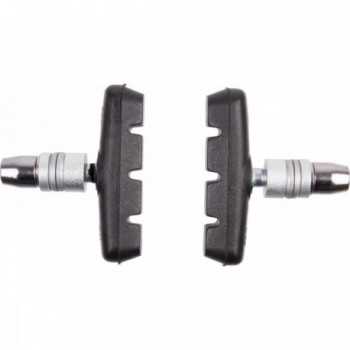 Zapatas de Freno V-Brake 55mm Negras para MTB M-Wave - Par con Tornillo y Tuerca - 1