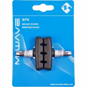 V-Brake Brake Pads 55mm Black for MTB M-Wave - Pair with Bolt and Nut - 3