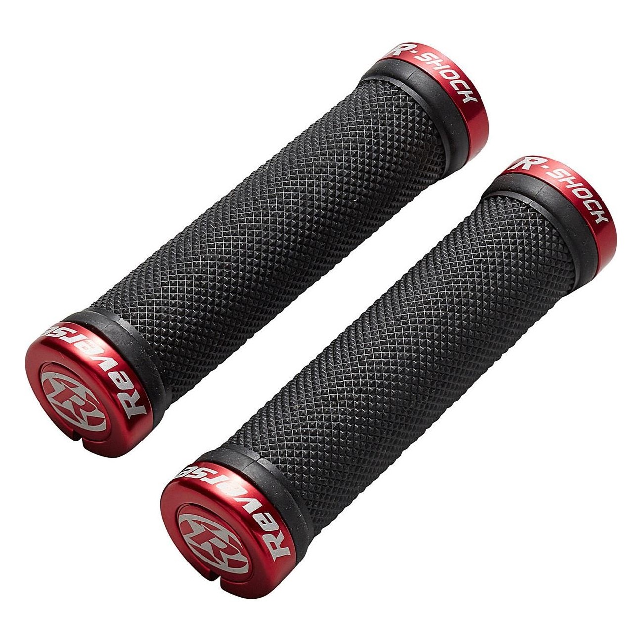 Reverse R-Shock Lock On Grip Ø31mm x 130mm Black-Red for MTB - 1