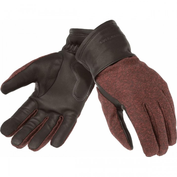 Women's Red Waterproof Bike Glove with Removable Mitten - Size L - 1