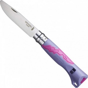 Opinel N°07 Outdoor Junior Knife Purple - Safety for Young Adventurers - 1