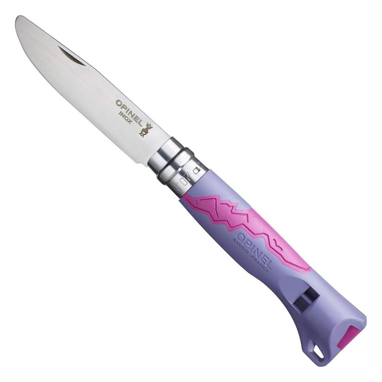 Opinel N°07 Outdoor Junior Knife Purple - Safety for Young Adventurers - 1