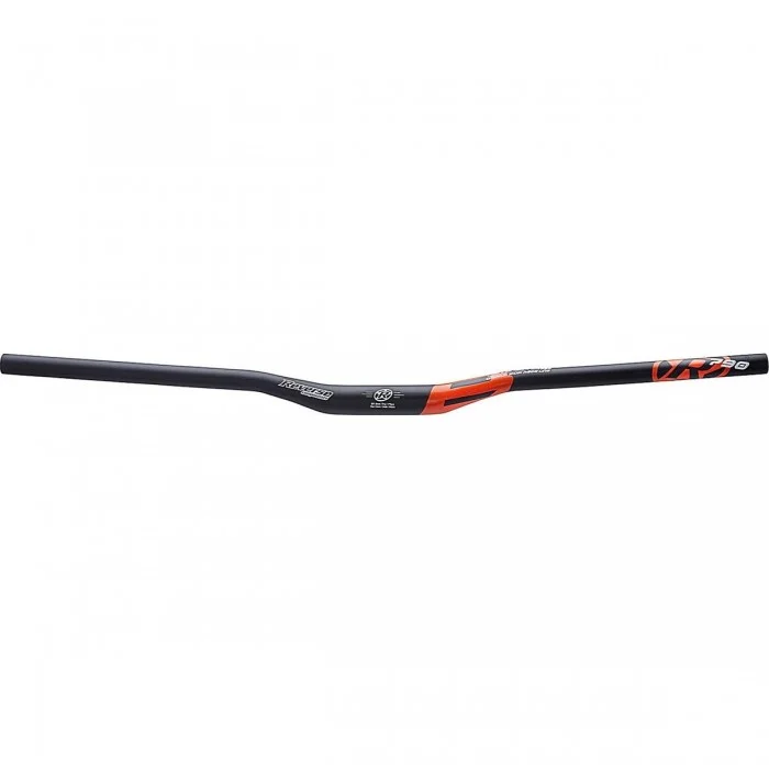 Reverse Lenker 790mm Ø31,8mm mit 18mm Rise, Matt Schwarz-Orange, für Enduro, All Mountain und Downhill - 1