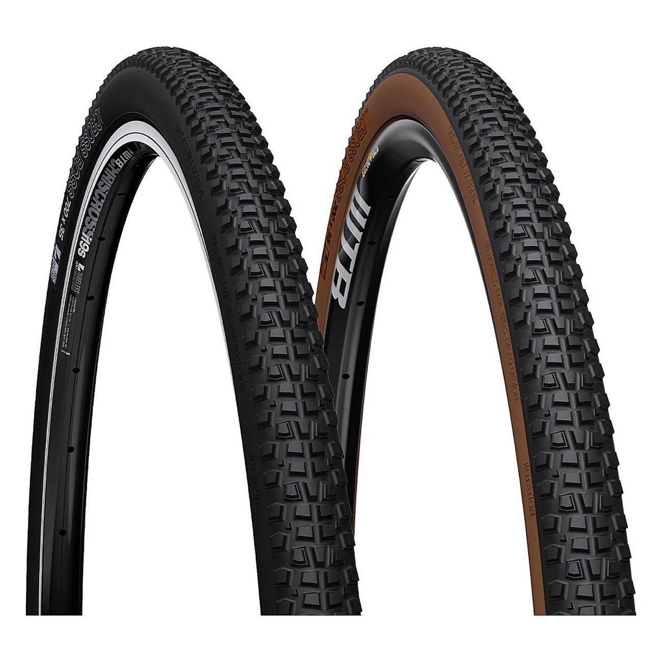 Cross Boss 700 x 35c TCS Lightweight and Fast Rolling Tire for Gravel - 1