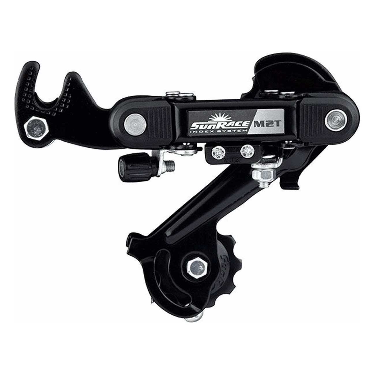 Sunrace 6/7 Speed Black Steel Short Cage Bicycle Derailleur - 1