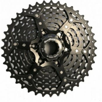 Cassetta MTB 10V 11/40 Denti in Acciaio Nero Compatibile Shimano - SUNRACE - 1 - Cassette - 4710944249330