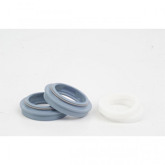 Fork Dust Seal Kit Gray 32 mm with Flanged Seals and Foam Rings - Compatible with SID 2011-2013 and REB - 1