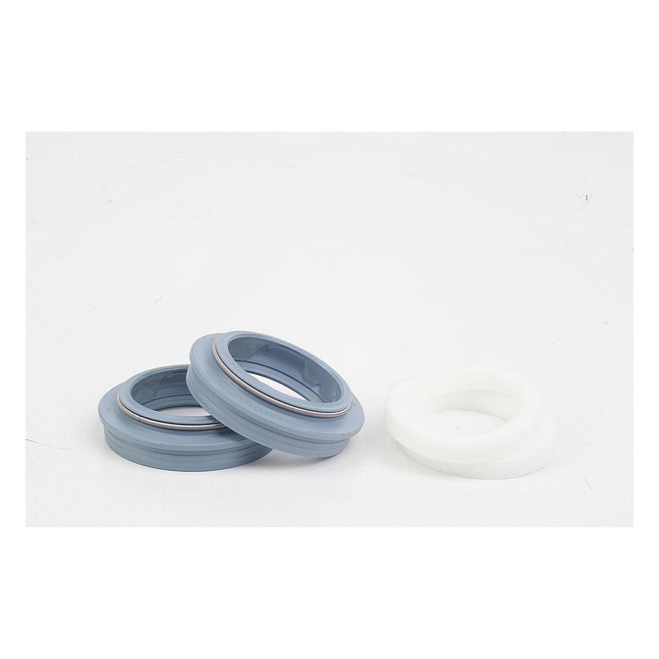 Fork Dust Seal Kit Gray 32 mm with Flanged Seals and Foam Rings - Compatible with SID 2011-2013 and REB - 1