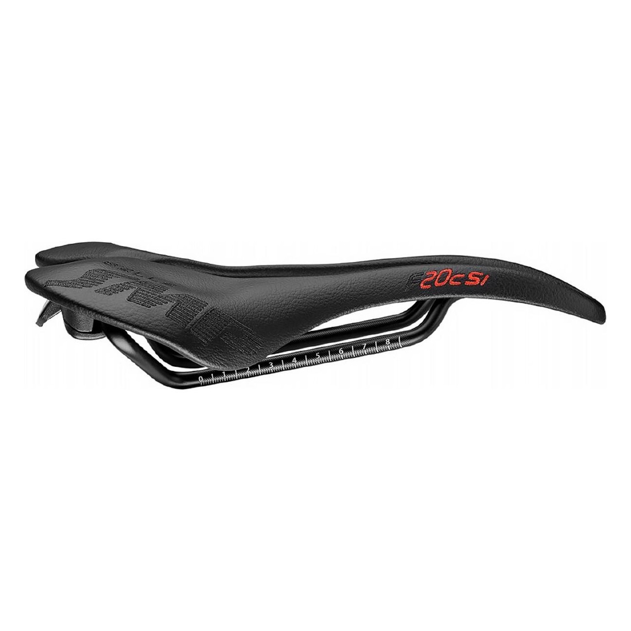 4bike F20Csi Black Ergonomic Saddle for MTB, Road and Gravel - Unisex - 4