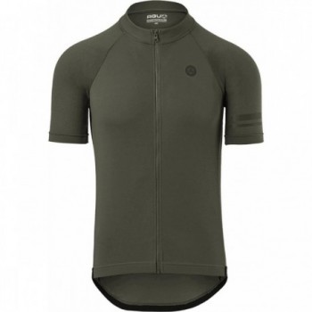 Maglia Uomo Army Green Maniche Corte L - 100% Poliestere Traspirante con Tasche AGU - 1 - Maglie - 8717565716421