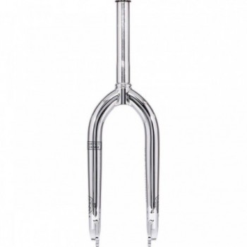 Fourche Battleship 15 mm Offset avec Slot 3/8', 4130 CrMo Chromé pour Vélo 20'' - 2