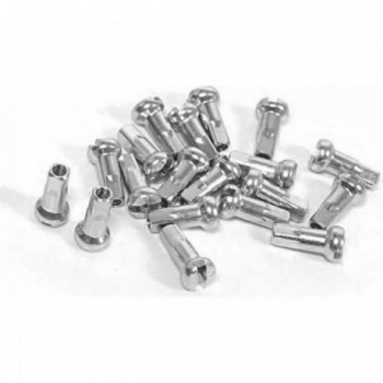 Nipples de Acero Galvanizado Plateado 2.5mm - Paquete de 20 Piezas - 1