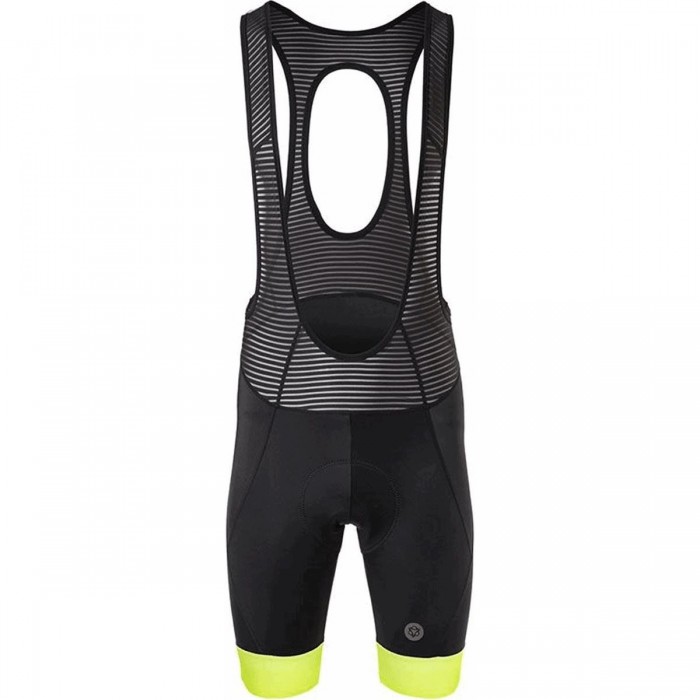 Salopette Corta Homme Jaune Taille M avec Fondement RED120 en Power Lycra - 1