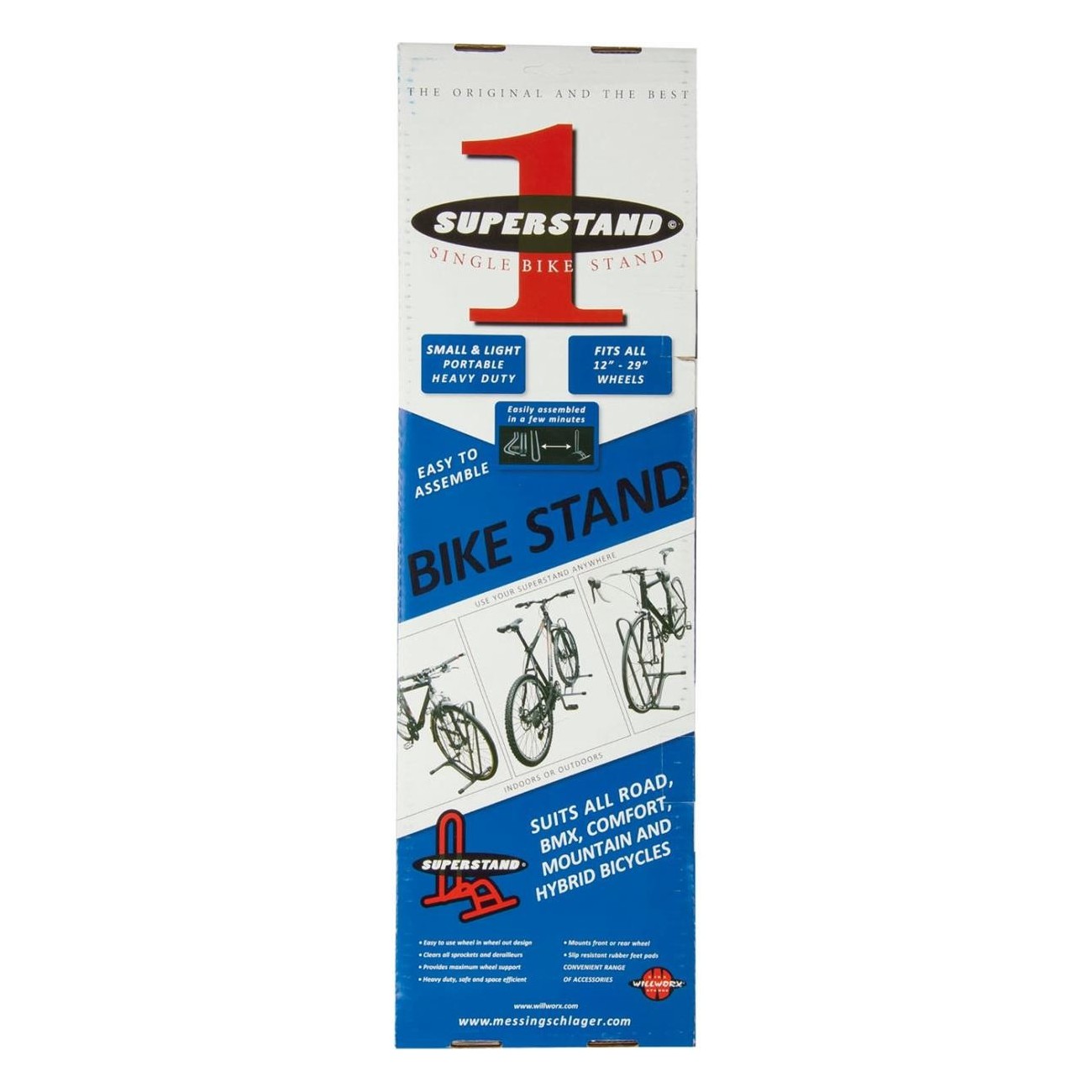 WILLWORX SUPERSTAND EK Bike Display Stand with Retail Packaging - 2