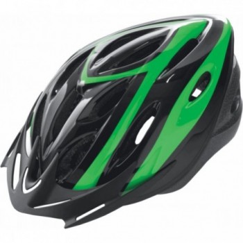 Casco Rider Negro/Verde Talla L (58-61 cm) MTB y Ciclismo - Certificado EN1078 - 1