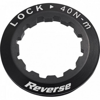 Black Lock Ring for Cassette on 8-11 Speed Hubs, Lightweight Aluminum - 1