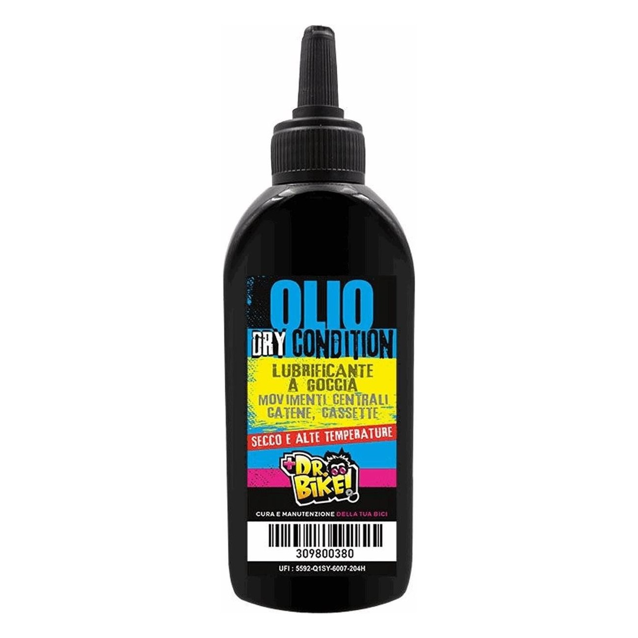 Dr.bike Olio Lubrificante 125ml per Condizioni Secche - Alta Precisione per Catene e Movimenti Centrali - 1 - Lubrificanti e oli