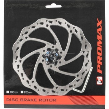 Promax 180 mm Brake Disc with Bolts and Torx Key, Front and Rear - 3