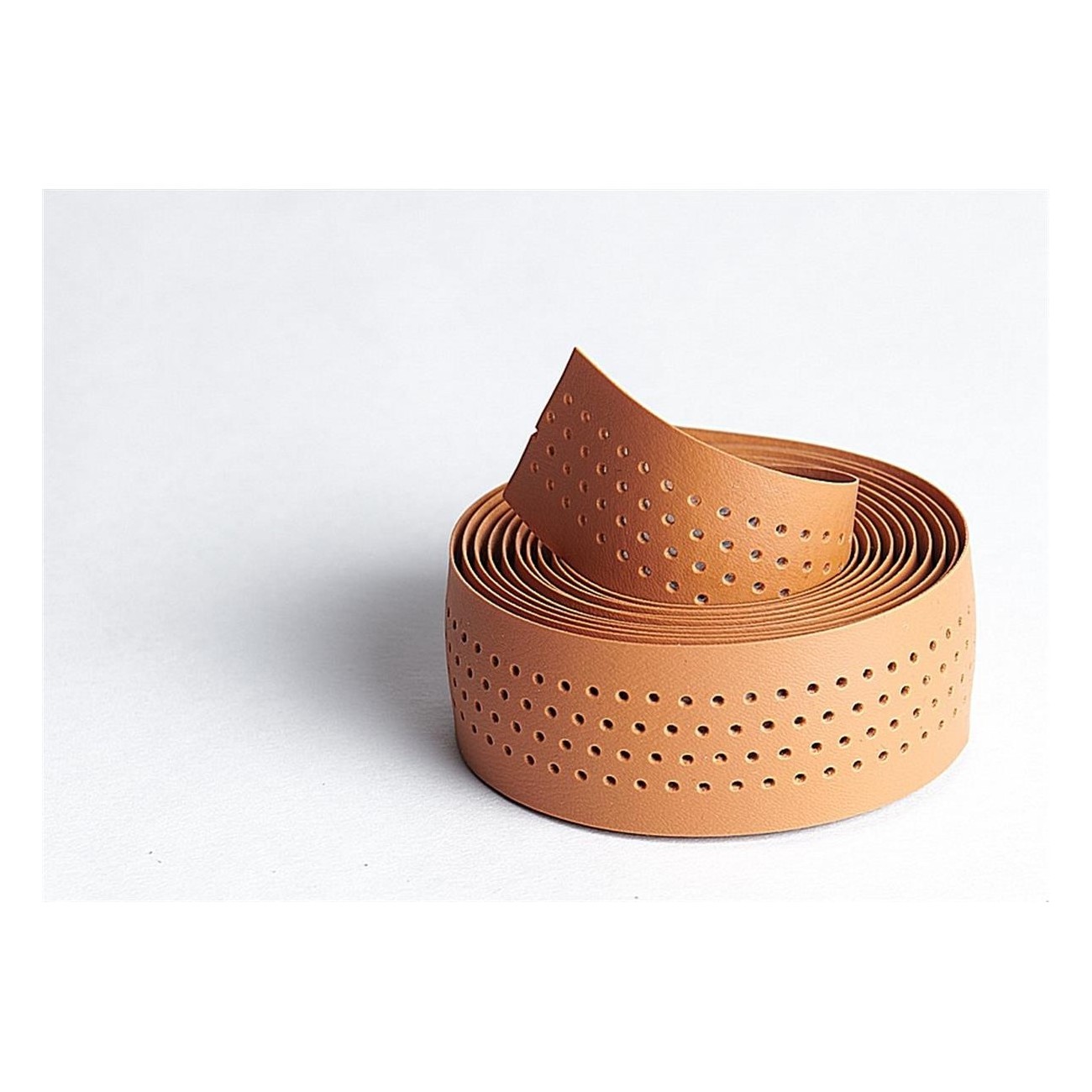 Nabico Siena 2.0 mm Perforated Handlebar Tape in Hazelnut - Style & Breathability - 1