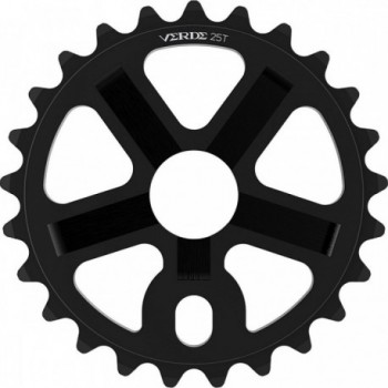 Green Regent 25T Black Aluminum 6061 Bicycle Sprocket - 25 Teeth, Lightweight - 1