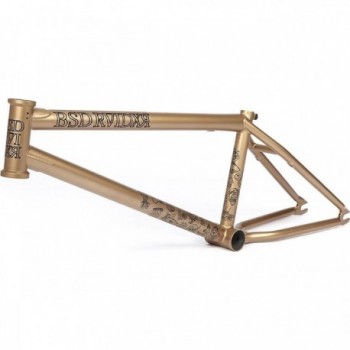 BMX Frame Raider V3 21' Black Flat in Japanese CrMo 4130 - 1