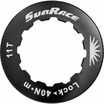 Anillo de Cassette 11 Dientes de Aluminio CNC Negro Compatible Shimano y Sunrace - 1