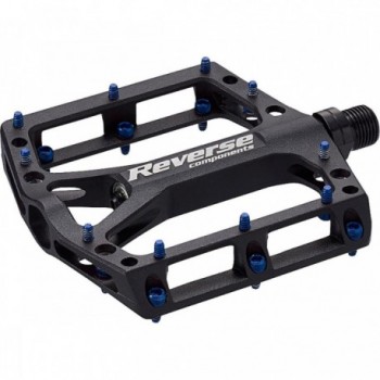 Pedal de Retroceso Black One Negro-Azul para MTB - Diseño Elegante y Rendimiento Excelente - 1