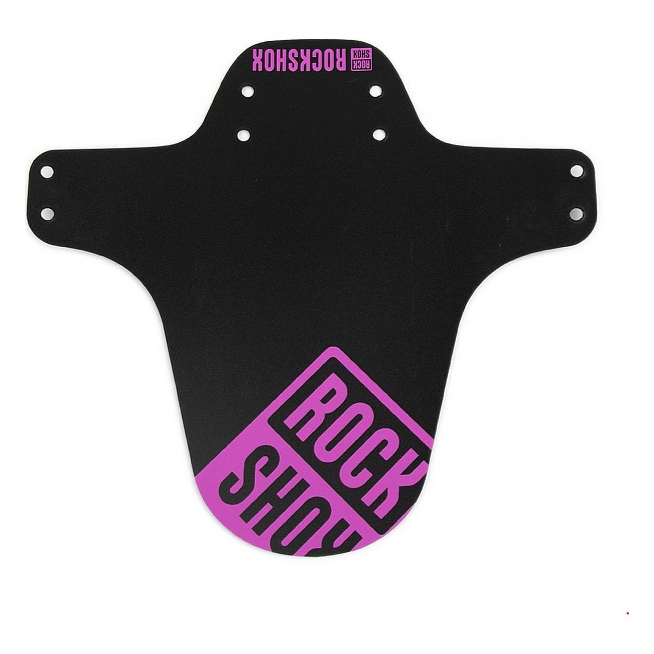 RockShox MTB Mudguard Black-Pink with Side Skirts for Forks - 1