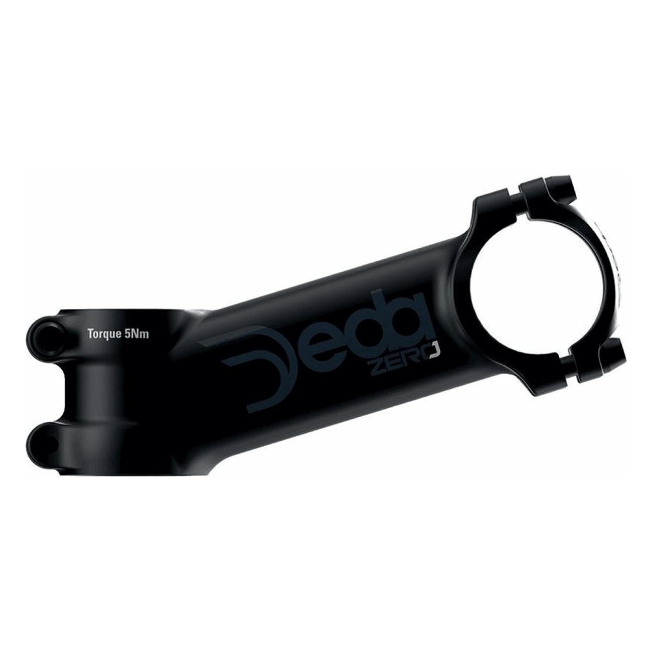 Attache de guidon Deda Zero 17° en Aluminium 6061 Noir, 31,7x90mm - 1