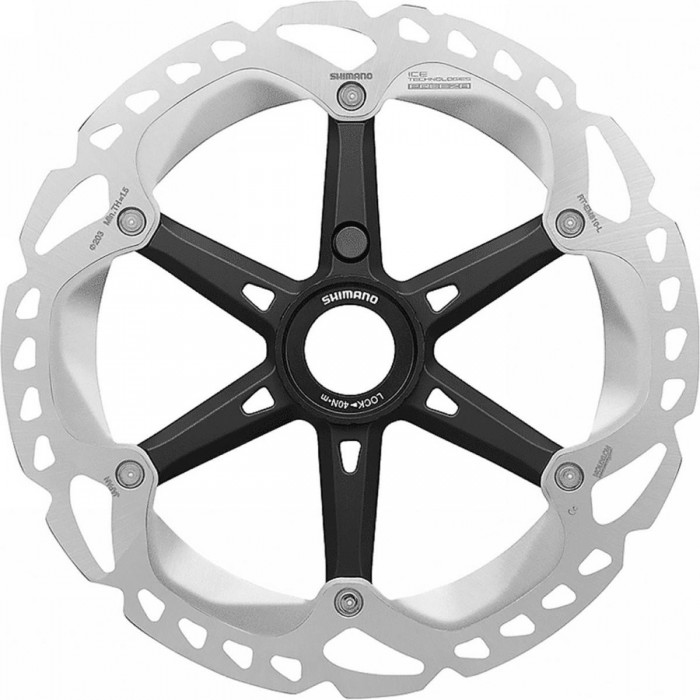 Disco de Freno Shimano RT-EM810 203mm Center Lock ICE Tech - 1