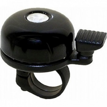 Black Aluminum Bicycle Bell 43mm - Loud and Bright Sound - 1