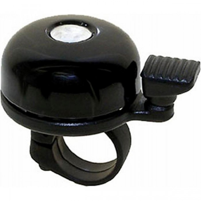 Black Aluminum Bicycle Bell 43mm - Loud and Bright Sound - 1