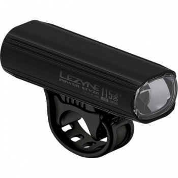 Luce LED Power Pro 115+ STVZO per Bicicletta, Nero Opaco, 115 Lux/310 Lumen, Batteria Ricaricabile, Impermeabile IPX7 - 1 - Luci