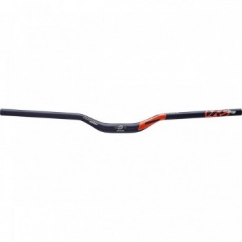 Reverse Handlebar 790mm Ø31.8mm with 35mm Rise - Matte Black and Orange - 1