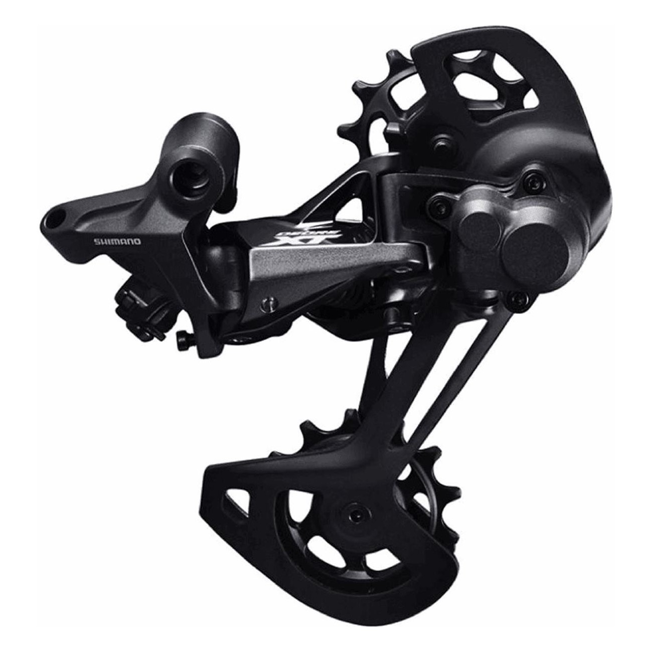 Cambio MTB Shimano Deore XT M8100 2x12V, 45 Denti, Nero, Prestazioni Elevate - 1 - Cambio posteriore - 4550170443658