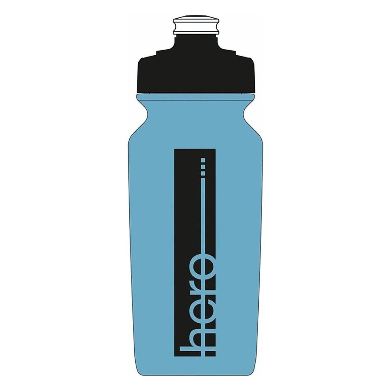 HERO 500ml Blue Water Bottle with ULTRA MVTEK Cap for Sports and Adventure - 1