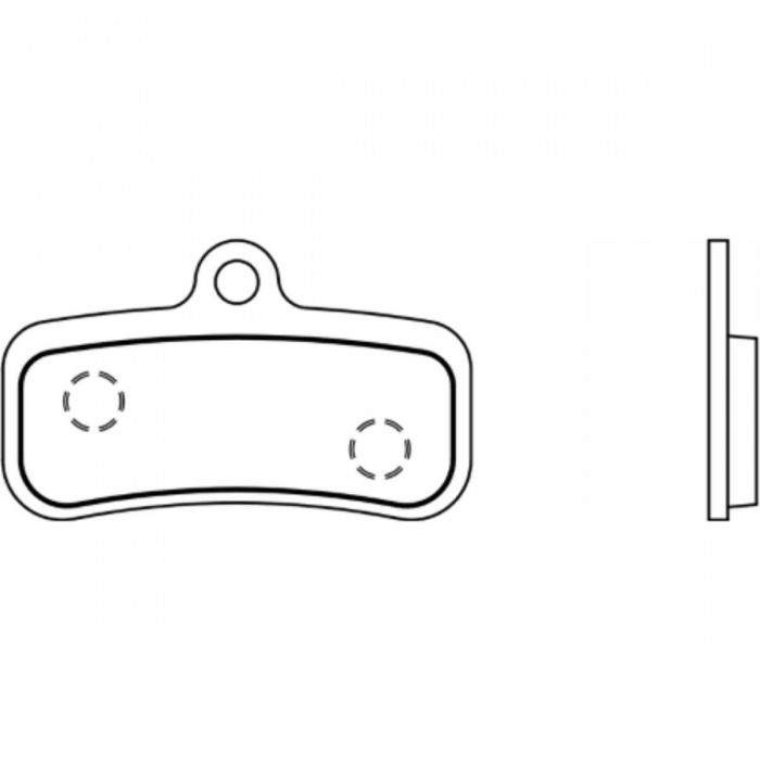 Pair of Brake Pads for E-Bike Compatible with Shimano/Tektro - Models Saint/Zee and Others - 1