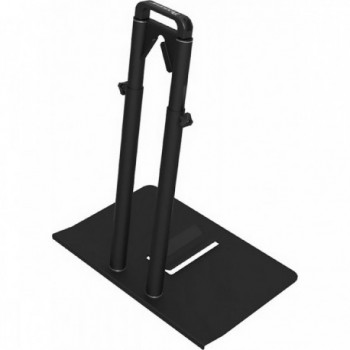 Soporte de Bicicleta de Suelo Ajustable en Acero Negro para Ruedas 24-29 Pulgadas - 1