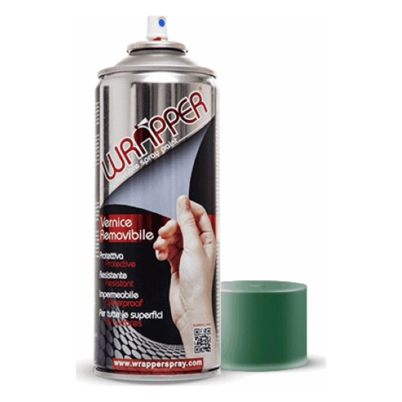 Vernice Spray Removibile Wrapper Verde Menta 400ml - Pellicola Protettiva e Impermeabile per Metalli, Plastica, Vetro e Legno Tr