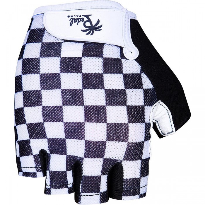 Short Finger Gloves Checker M with Gel Padding and Pedal Palm - 1