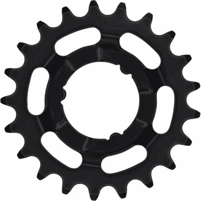 Shimano 21 Tooth 1v Steel Chrome Plated Sprocket for E-Bike - High Efficiency - 1