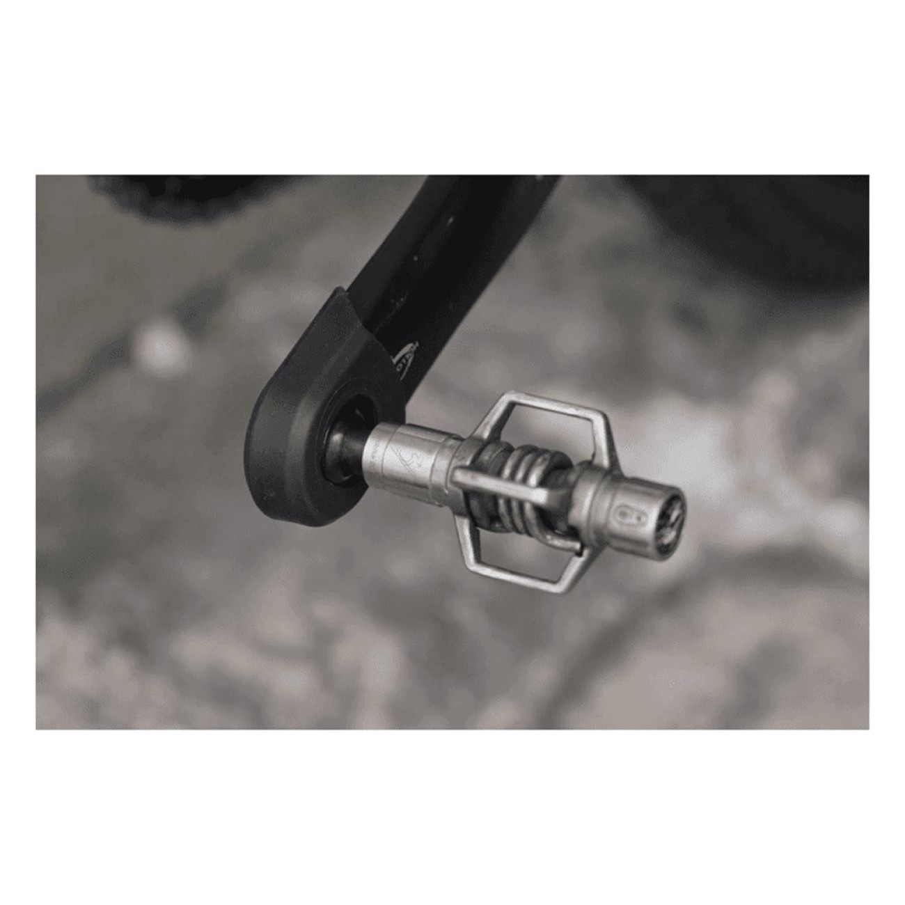 Crank Armor Pedal Protection aus schwarzem Thermoplastik für Sram und Shimano - 3