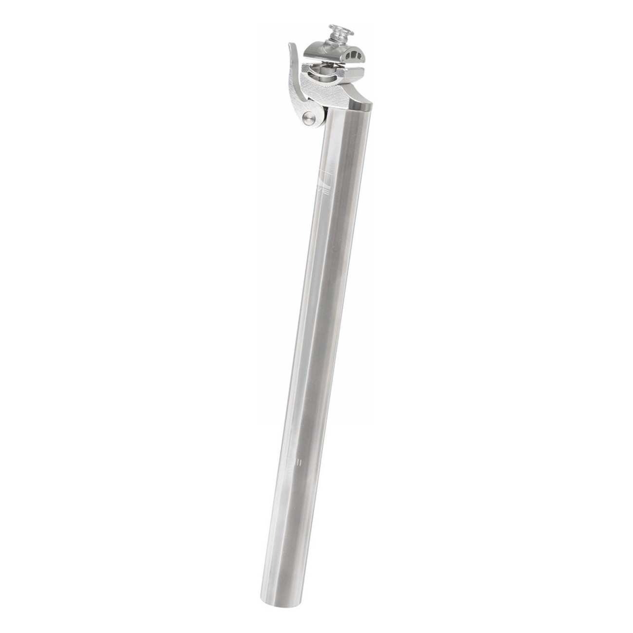 M-Wave Rapid Swap Aluminum Seatpost Silver 27.2x350mm with Quick Release - 2